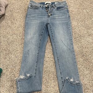 Judy Blue Light Wash Cropped Jeans